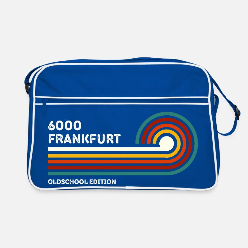 Frankfurt Retro Shirt 6000 Zip Code Vintage 70s 80s Retro Bag
