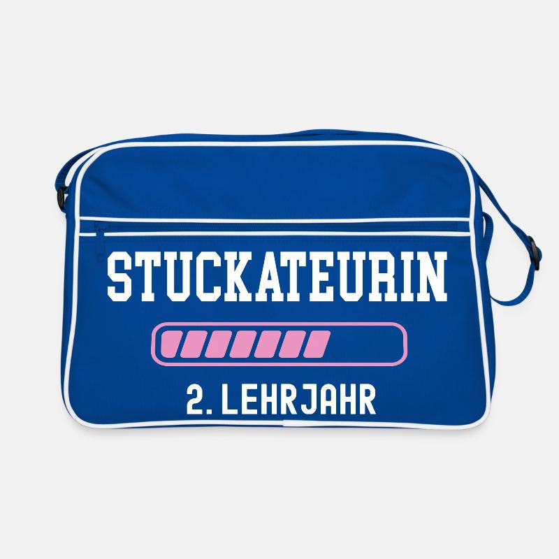 Plasterer training 2nd year of apprenticeship second year Retro Bag