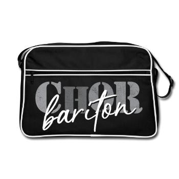 Choir Baritone - Retro Bag - black/white - Front