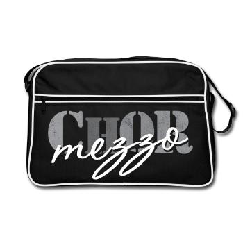 Choir mezzo-soprano - Retro Bag - black/white - Front