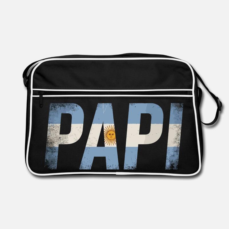 Papa Drapeau Argentin Papa Vintage Sac Retro