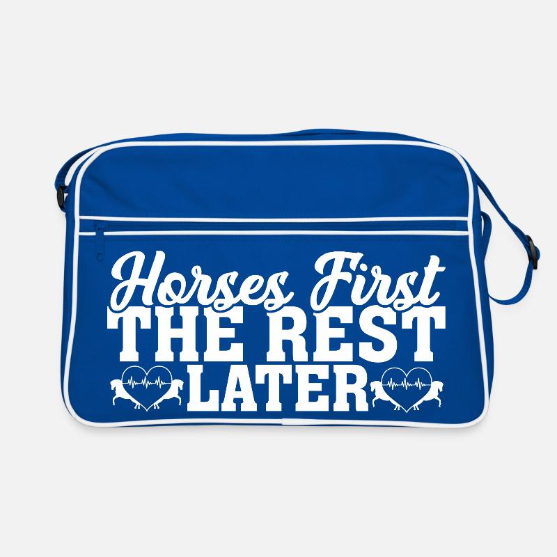 Horses First Retro Bag