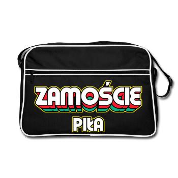 Zamość Piła. Retro District Name - Retro Bag - black/white - Front