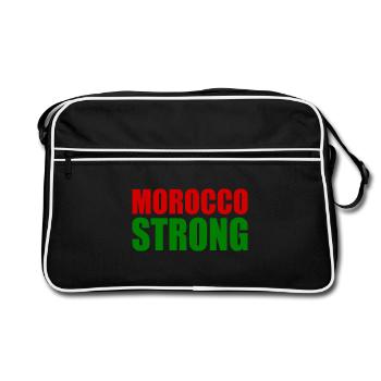 Morocco strong - Sac Retro - noir/blanc - Devant