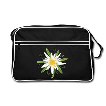 Edelweiss Edelweiss Blossom - Sac Retro - noir/blanc - Devant