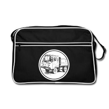 Multicar M25 - Retro Bag - black/white - Front