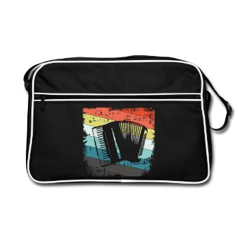 Accordéon Harmonica - Sac Retro - noir/blanc - Devant
