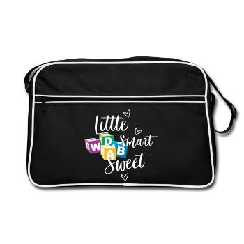 Small Smart and Sweet - Retro Bag - black/white - Front