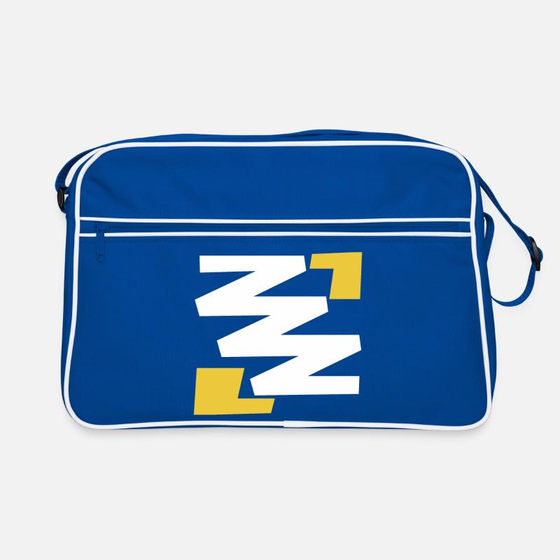 Basic simple digital art emblem with Z Retro Bag