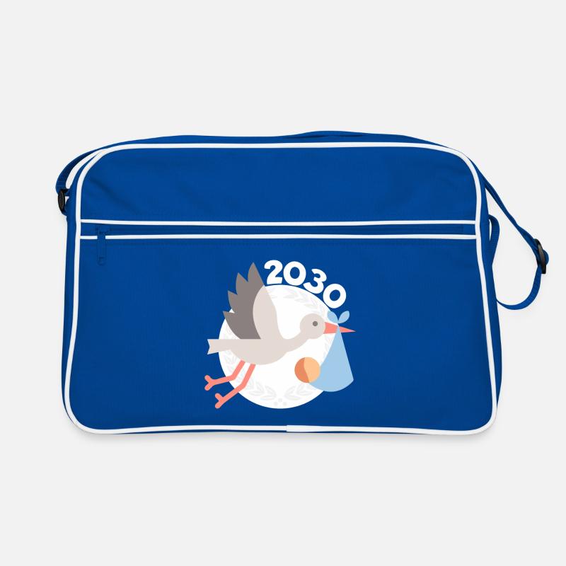Stork with baby 2030 Retro Bag