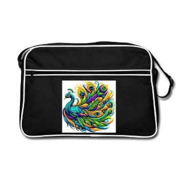 Paon - Sac Retro - noir/blanc - Devant