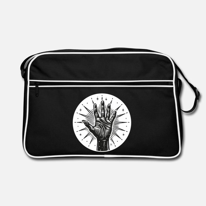 Main étoile avec flashs Sac Retro