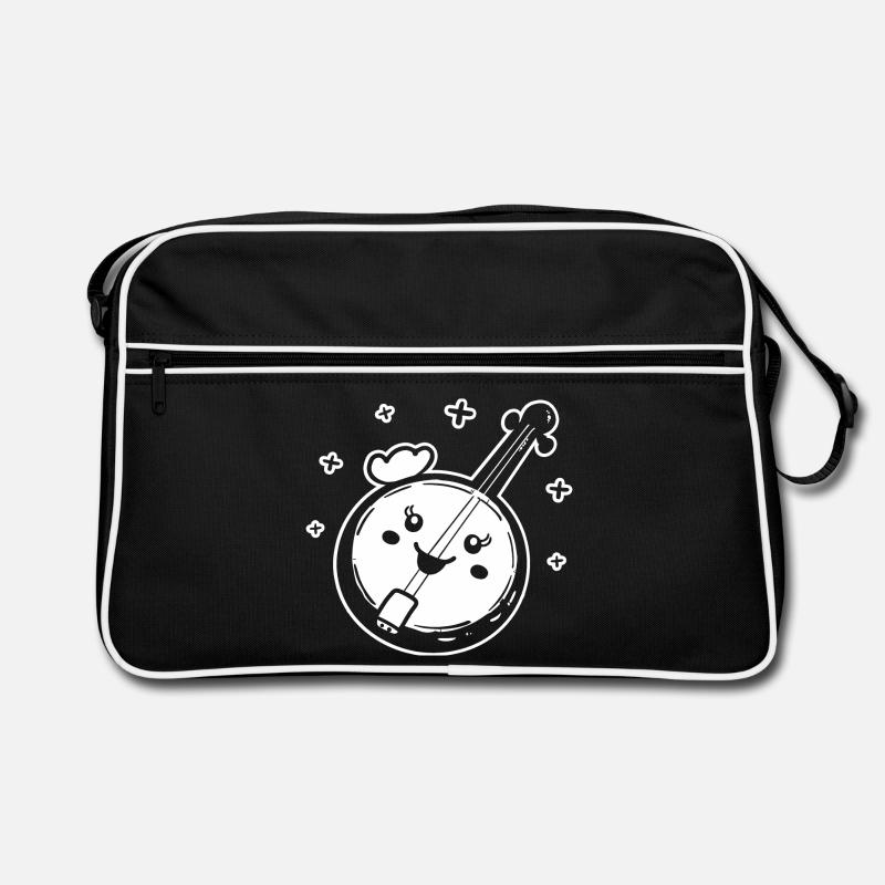 Banjo Cartoon Style Retro Bag