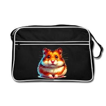 Hamster - Retro Bag - black/white - Front