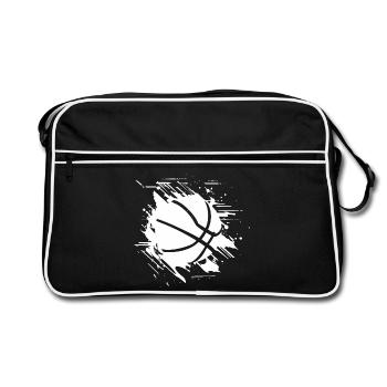 Basketball Graphics - Retro Bag - black/white - Front