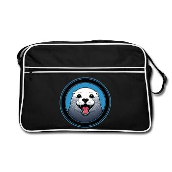 Cheerful seal - Retro Bag - black/white - Front