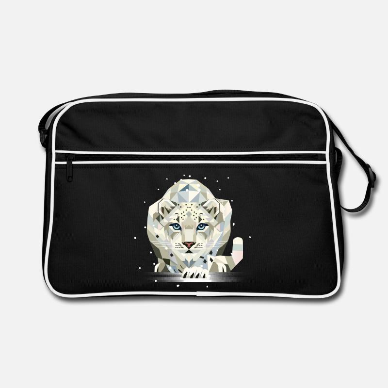 Snow Leopard – Strong Elegance in the Wild Retro Bag