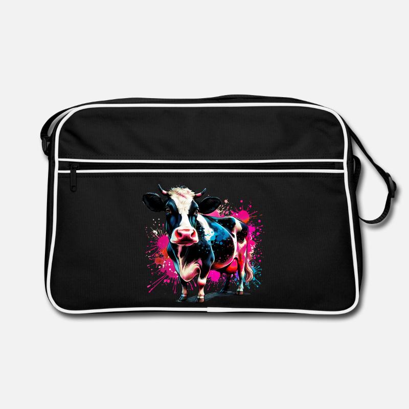 Kuh Retro Tasche