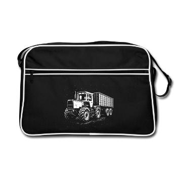Powerhouse at night - Retro Bag - black/white - Front