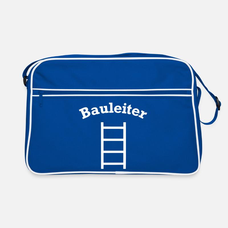 Funny Construction Manager Head Construction Site Design Retro Bag