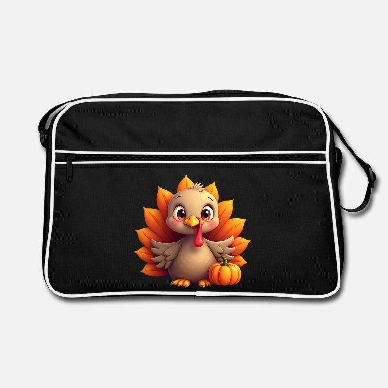 Bébé dinde de Thanksgiving Sac Retro
