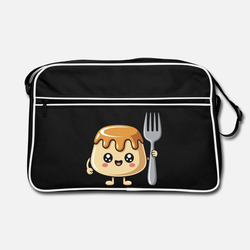 Pudding with fork Retro Bag