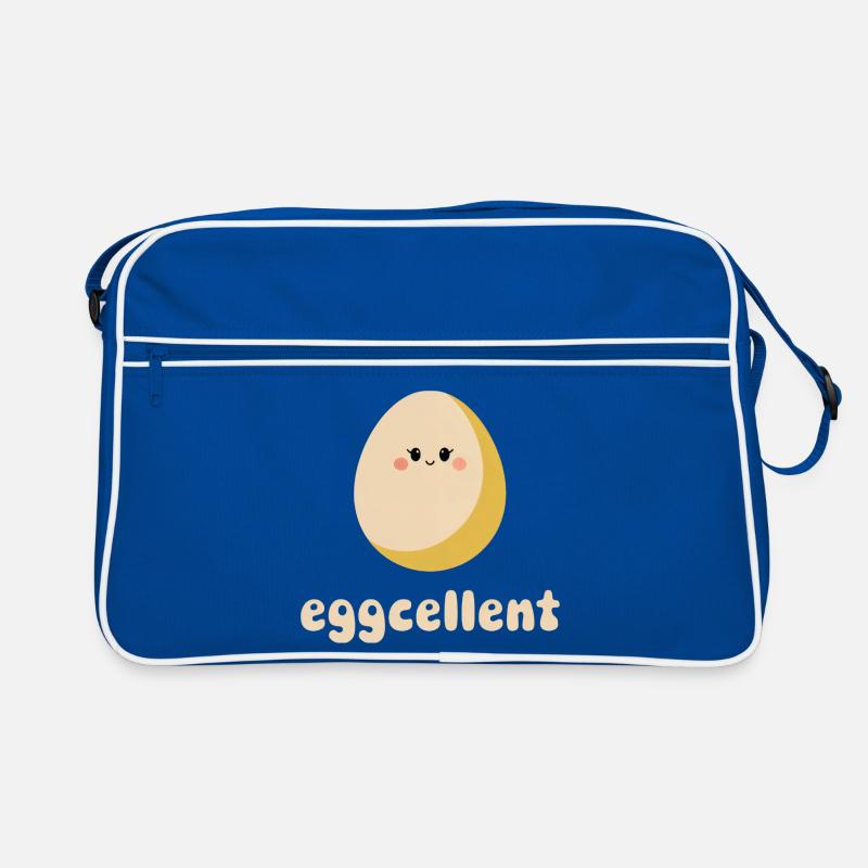 Eggcellent – Süßes Frühstücksei Retro Tasche