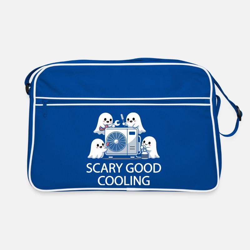Halloween Geist HVAC Design - Scary Good Cooling Retro Tasche