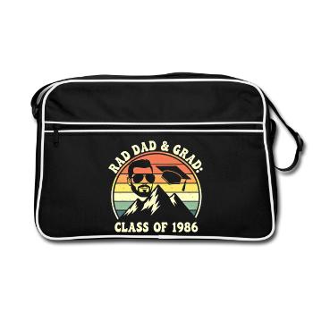 Rad Dad Grad Class of 1986 Retro - Retro Bag - black/white - Front