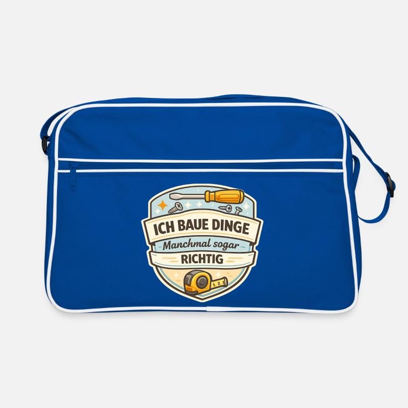 Ich Baue Dinge - Manchmal Richtig Retro Tasche