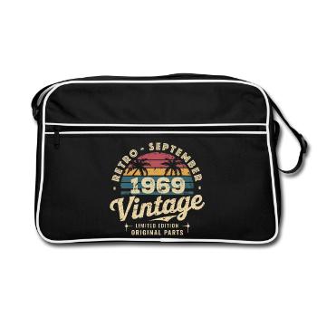 Vintage September 1969 Limited Edition September - Retro Bag - black/white - Front