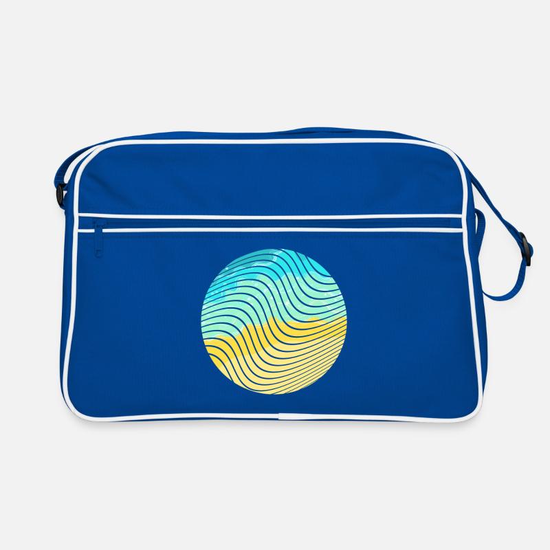 Strandwelle Retro Tasche