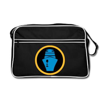 Ship | Cruise | Ferry - Retro Bag - black/white - Front