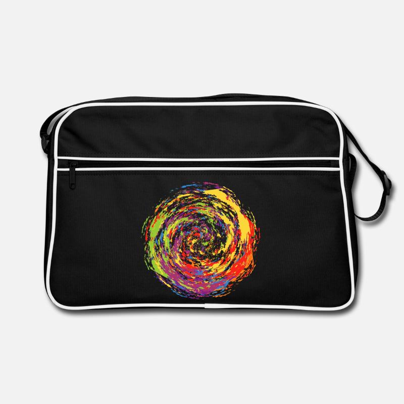 Farbexplosion Retro Tasche