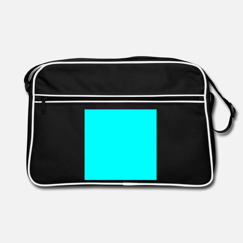 turquoise background texture template personalize Retro Bag