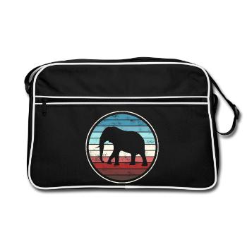 Elephant Elephant - Retro Bag - black/white - Front