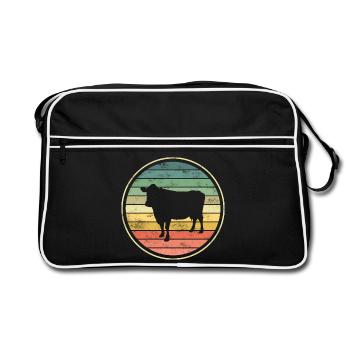 Vache Vaches - Sac Retro - noir/blanc - Devant