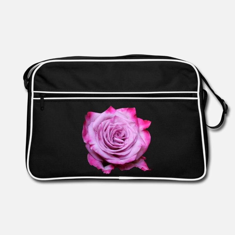Fleur Rose Rose Fleur Fleurs Rose Rose Fleurs Sac Retro
