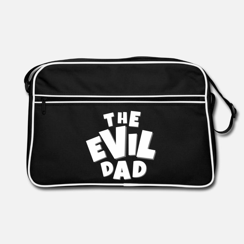 evil, EVIL, devil, humor dad, evil dad Retro Bag