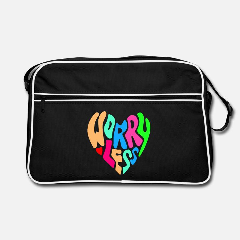 Worry less is the advice # Retro Bag