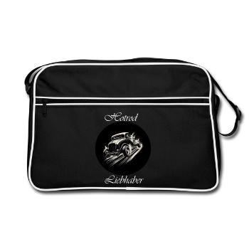 Hotrod Lover 2 blanc - Sac Retro - noir/blanc - Devant