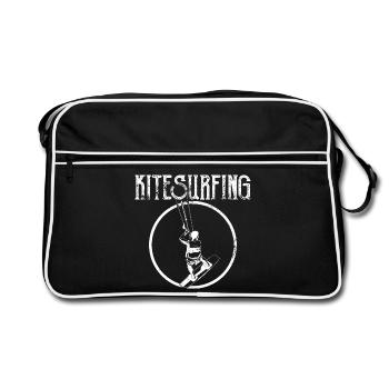 Kitesurf - Sac Retro - noir/blanc - Devant
