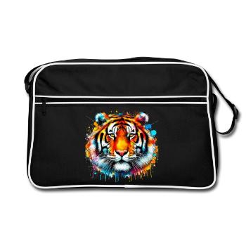 Tiger - Retro Bag - black/white - Front