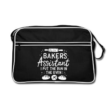 Bakery sales assistant - Retro Bag - black/white - Front