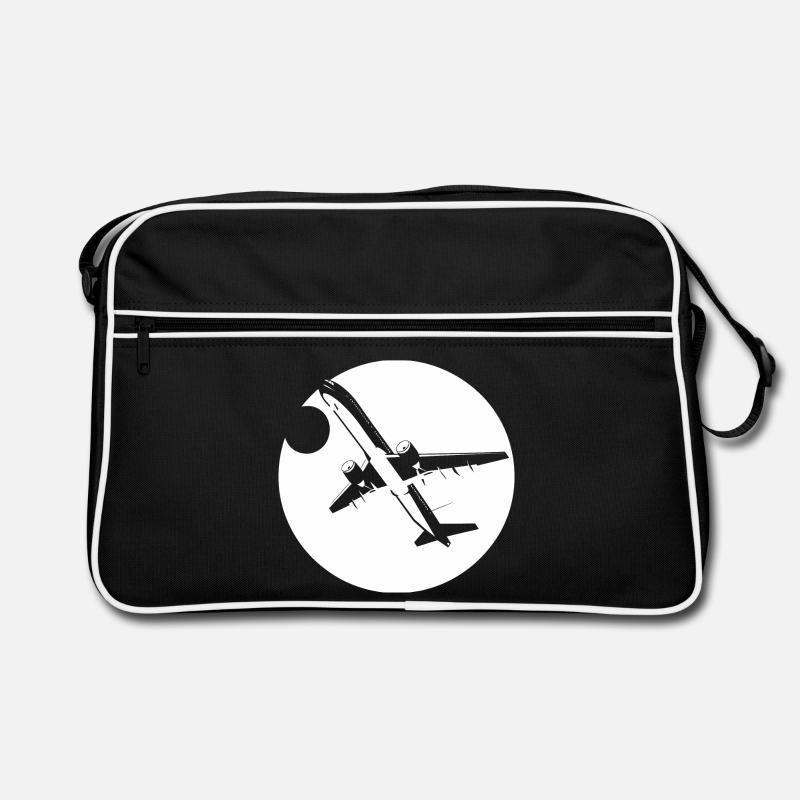 Flieger Zeichnung Retro Tasche