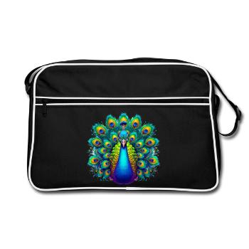 Paon - Sac Retro - noir/blanc - Devant