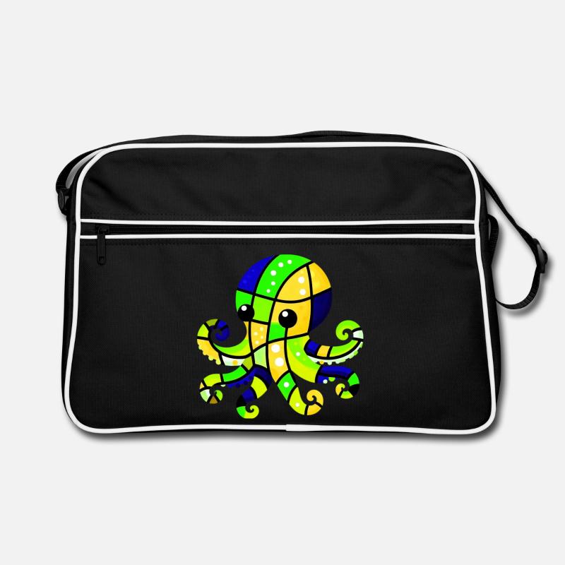 Pieuvre Sac Retro
