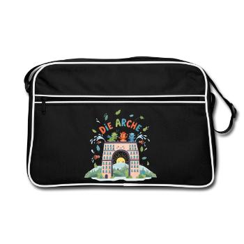 The Ark of Joy - Retro Bag - black/white - Front