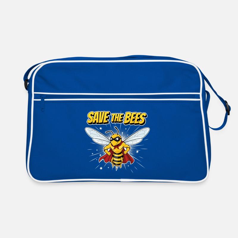 Comic Bee Hero Motto Retro Bag