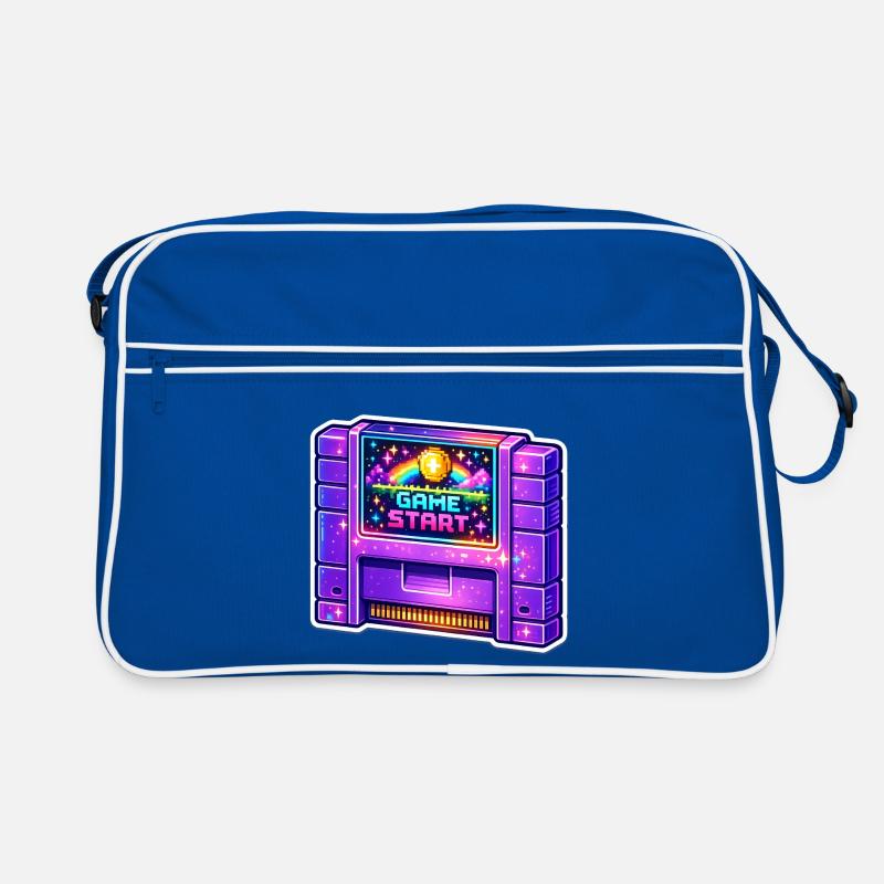 Néon Retro Arcade Start Sac Retro